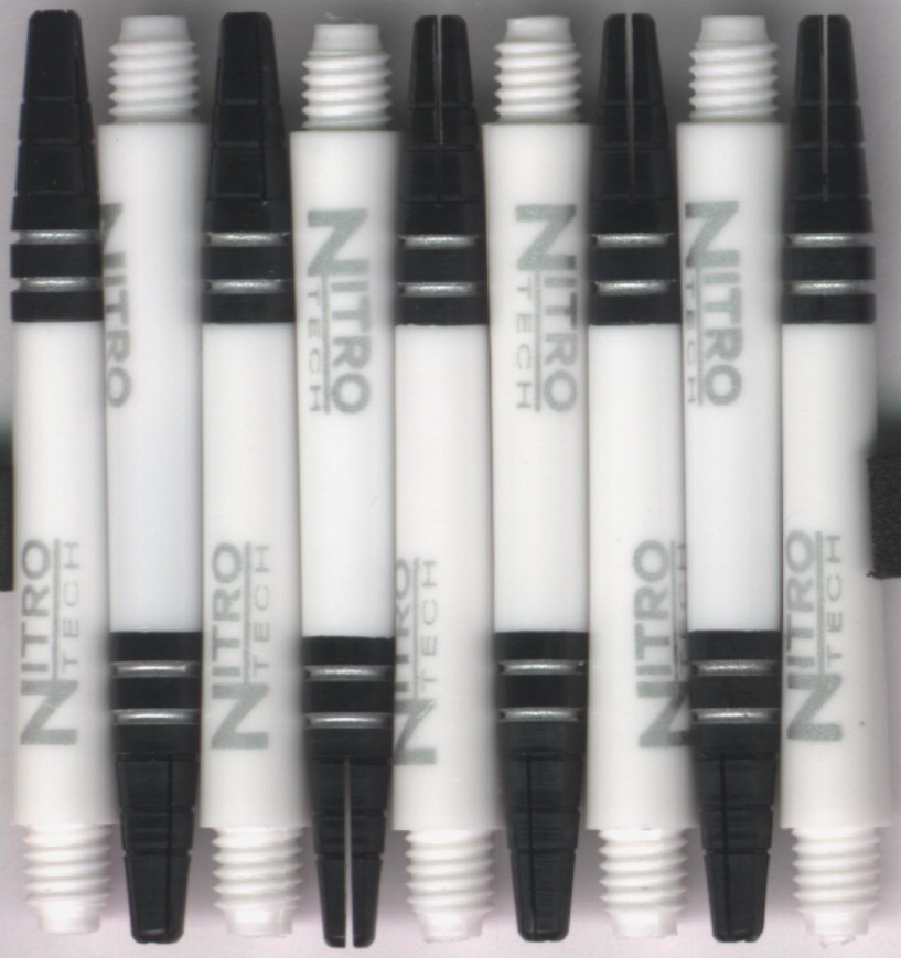 2in. White NitroTech Dart Shafts