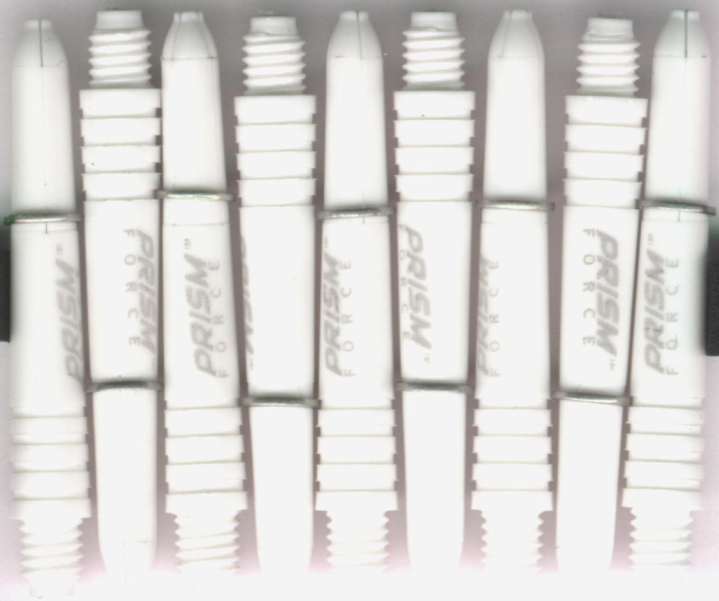 1.5in. White Prism Force Dart Shafts 1.5in. White Prism Force Dart Shafts