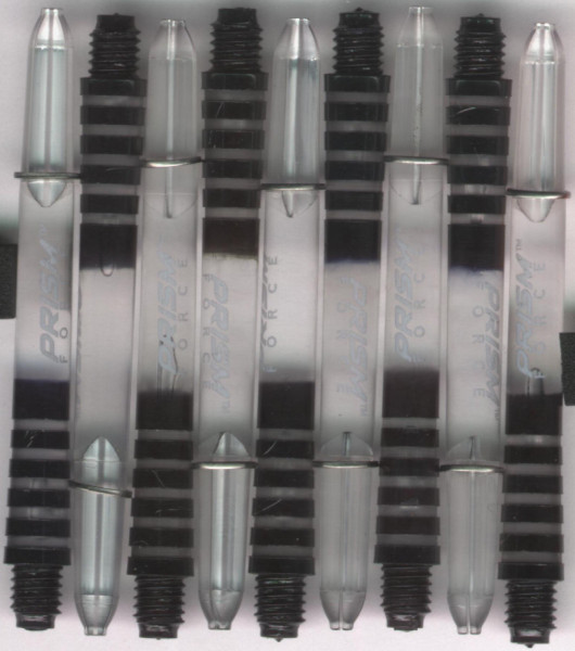 2in. Clear Prism Force Dart Shafts