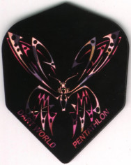 Purple Butterfly Dart Flights
