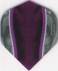 Silver Edge PURPLE PENTATHLON Dart Flights