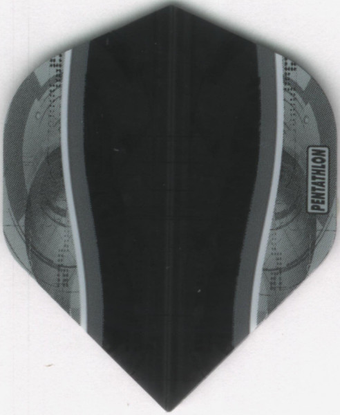 Silver Edge BLACK PENTATHLON Dart Flights