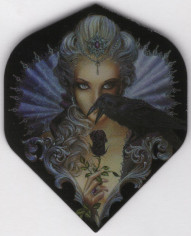 The Black Queen Dart Flights