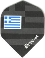 Flag of Greece with Watermark Dart Flights
