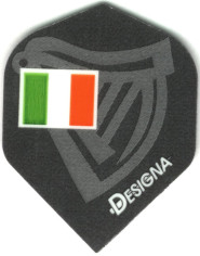 Flag of Ireland with Harp Watermark Dart Flights