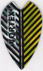 Gold and Silver Vortex Dart Flights