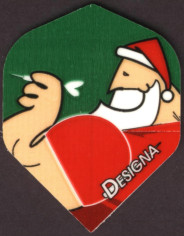 Dart Playing Santa Claus Dart Flights