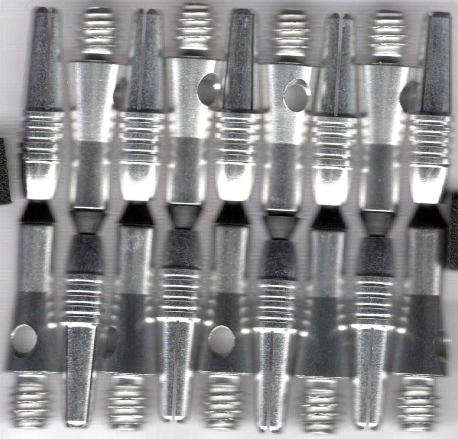 1.5in. Silver Spinster Spinning Aluminum Dart Shafts 1.5in. Silver Spinster Spinning Aluminum Dart Shafts