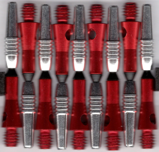 1.5in. Red Spinster Spinning Aluminum Dart Shafts 1.5in. Red Spinster Spinning Aluminum Dart Shafts
