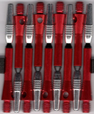 2in. Red Spinster Spinning Aluminum Dart Shafts 2in. Red Spinster Spinning Aluminum Dart Shafts