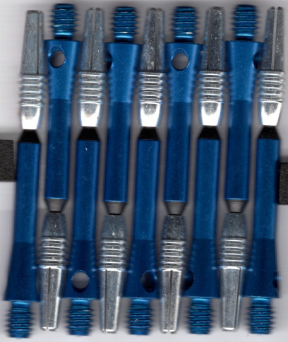 2in. Blue Spinster Spinning Aluminum Dart Shafts 2in. Blue Spinster Spinning Aluminum Dart Shafts