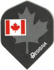 Flag of Canada with Maple Leaf Watermark Dart Flights Flag of Canada with Maple Leaf Watermark Dart Flights