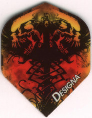 Double Skull Caduceus Dart Flights