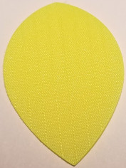 Bright Yellow Teardrop Nylon Dart Flights Bright Yellow Teardrop Nylon Dart Flights
