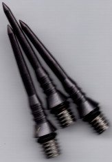 26mm Black Mission Titanium Ribbed Conversion Dart Points 26mm Black Mission Titanium Ribbed Conversion Dart Points