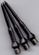 30mm Black Mission Titanium Ribbed Conversion Dart Points 30mm Black Mission Titanium Ribbed Conversion Dart Points