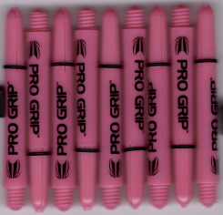 1.75in. Pink In-Between Pro Grip Dart Shafts 1.75in. Pink In-Between Pro Grip Dart Shafts