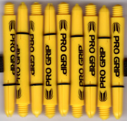 1.75in. Yellow In-Between Pro Grip Dart Shafts 1.75in. Yellow In-Between Pro Grip Dart Shafts