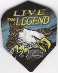 Harley Davidson "Live The Legend" Dart Flights