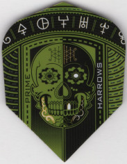 Mayan Gold Sugar Skull Dart Flights