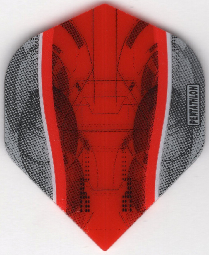 Silver Edge RED PENTATHLON Dart Flights