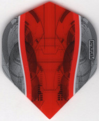 Silver Edge RED PENTATHLON Dart Flights