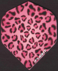 Pink Leopard Dart Flights