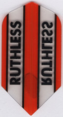 Orange/Clear RUTHLESS Slim Dart Flights Orange/Clear RUTHLESS Slim Dart Flights