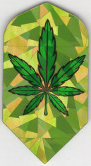 Throwback Slim Pot Leaf Dart Flights