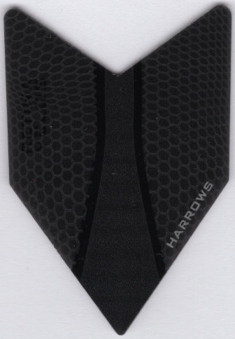 BLACK VELOS HARROWS Dart Flights BLACK VELOS HARROWS Dart Flights