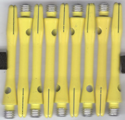 1.5in. "Mellow Yellow" Coated Aluminum Dart Shafts 1.5in. "Mellow Yellow" Coated Aluminum Dart Shafts