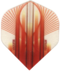 Red and Clear Vortex Pentathlon Dart Flights