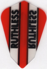 Red and Clear Fantail RUTHLESS Dart Flights Red and Clear Fantail RUTHLESS Dart Flights