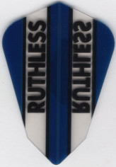 Blue and Clear Fantail RUTHLESS Dart Flights Blue and Clear Fantail RUTHLESS Dart Flights
