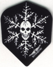 Snowflake Skull Dart Flights