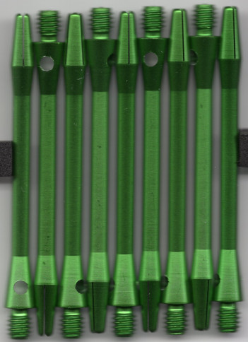 2.25in. Green LONG Aluminum Dart Shafts 2.25in. Green LONG Aluminum Dart Shafts