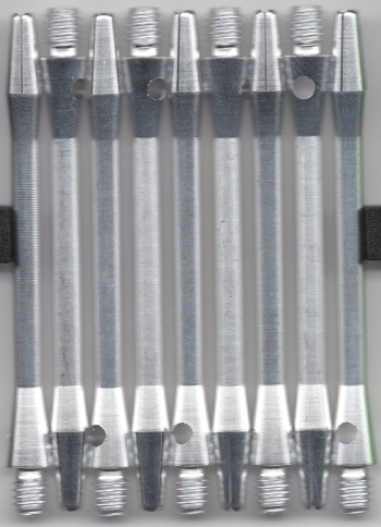 2.25in. Silver LONG Aluminum Dart Shafts 2.25in. Silver LONG Aluminum Dart Shafts