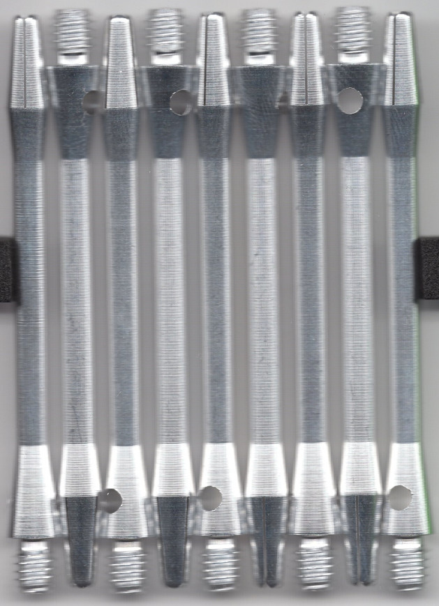 2.25in. Silver LONG Aluminum Dart Shafts 2.25in. Silver LONG Aluminum Dart Shafts