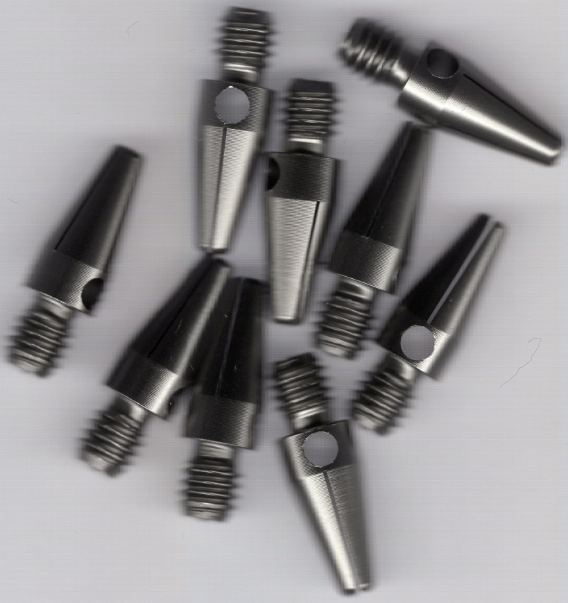 .75in. Gunmetal Mini Aluminum Dart Shafts