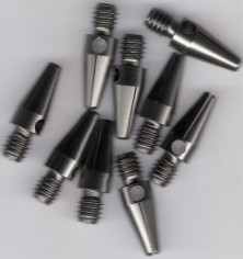 .75in. Gunmetal Mini Aluminum Dart Shafts .75in. Gunmetal Mini Aluminum Dart Shafts