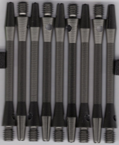 2in. Gunmetal Medium Aluminum Dart Shafts 2in. Gunmetal Medium Aluminum Dart Shafts