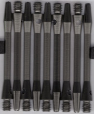 2in. Gunmetal Medium Aluminum Dart Shafts 2in. Gunmetal Medium Aluminum Dart Shafts