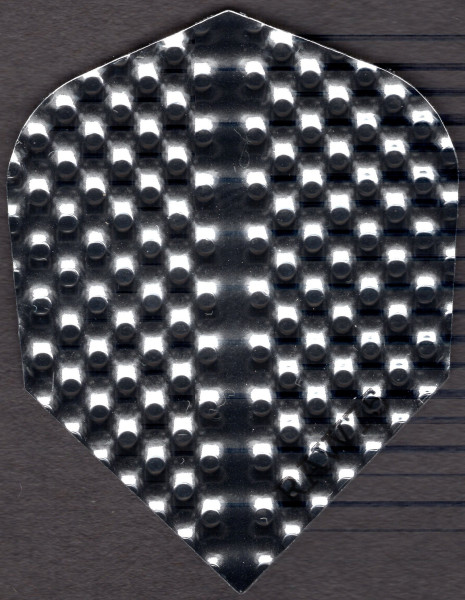Bright Silver Dimplex Dart Flights