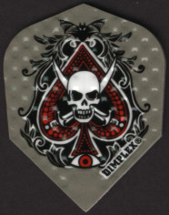 Skull Ace of Spades Dimplex Dart Flights Skull Ace of Spades Dimplex Dart Flights