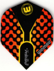 WINMAU Red, Orange & Yellow PRISM ZETA Dart Flights