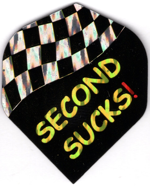 SECOND SUCKS Glimmer Standard Dart Flights