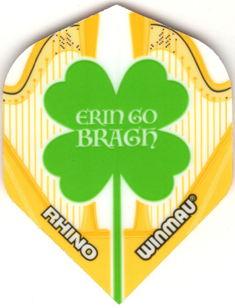 "Erin Go Bragh" Four Leaf Clover RHINO Dart Flights