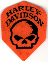 Harley Davidson Skull Logo Dart Flights