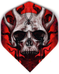 "A WIDOW, MOTH AND SKULL" Standard Dart Flights