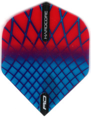 HARDCORE RED AND BLUE Dart Flights